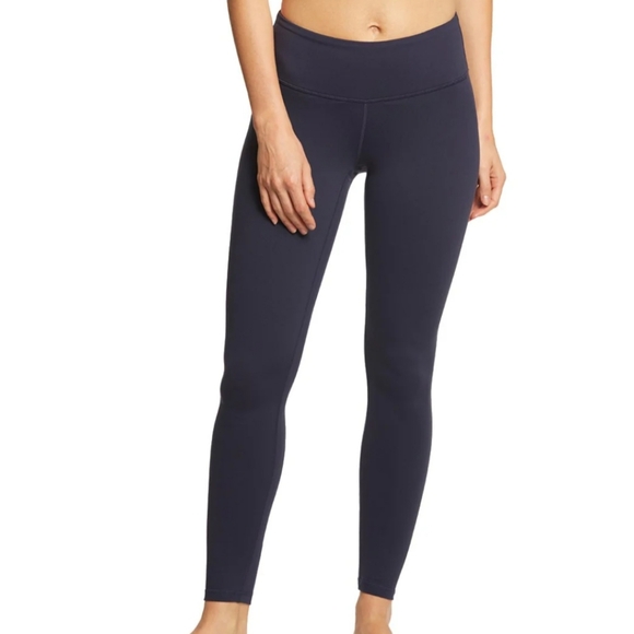 Prana Pants - Prana Pillar Yoga Leggings Nautical Blue‎ Size Small